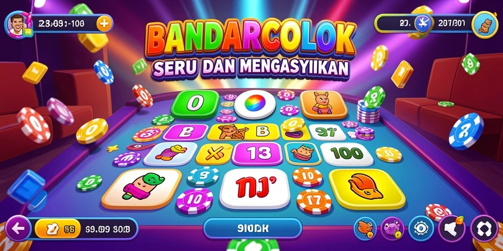 Tampilan gameplay BANDARCOLOK menunjukkan keseruan bermain Bingo.