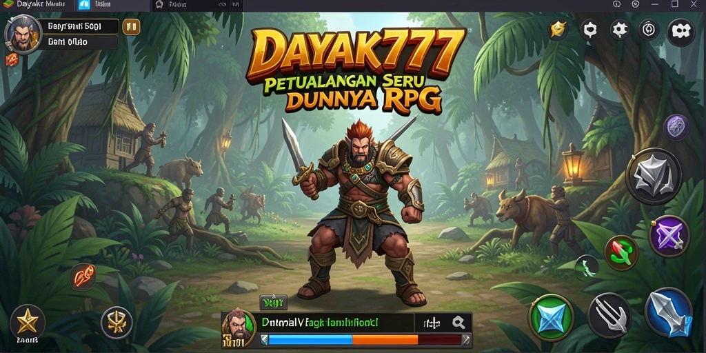 Tangkapan layar menunjukkan avatar bertarung dalam pertarungan yang epik.