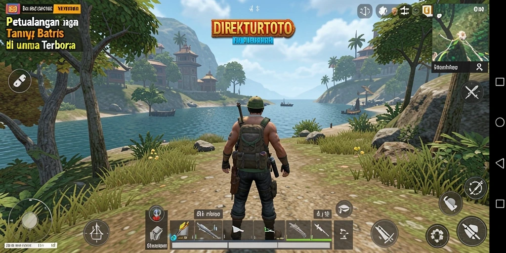 Tampilan gameplay menakjubkan dari DIREKTURTOTO di dunia terbuka.