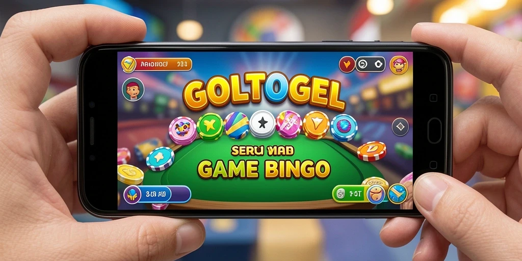 Tampilan menarik dari gameplay Bingo di GOLTOGEL.