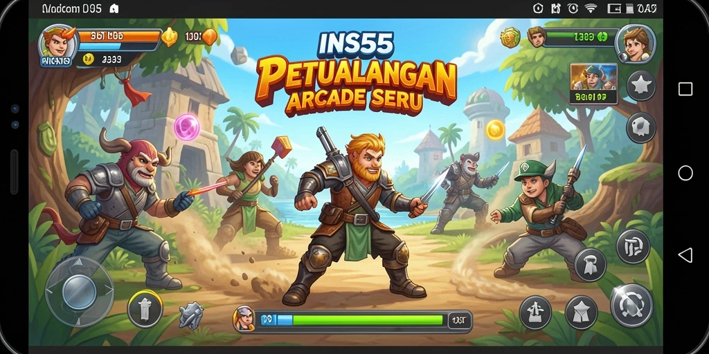 Tangkapan layar gameplay INS55 yang penuh aksi dan tantangan.
