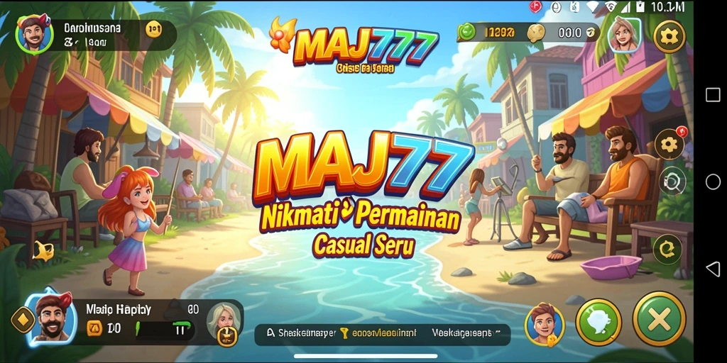 Tangkapan layar gameplay seru dari MAJ777 dengan grafis menarik.