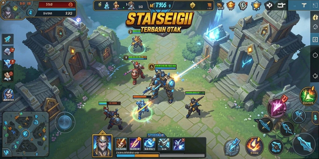 Screenshot MT966 menunjukkan aksi intens pertempuran strategi yang mendebarkan.