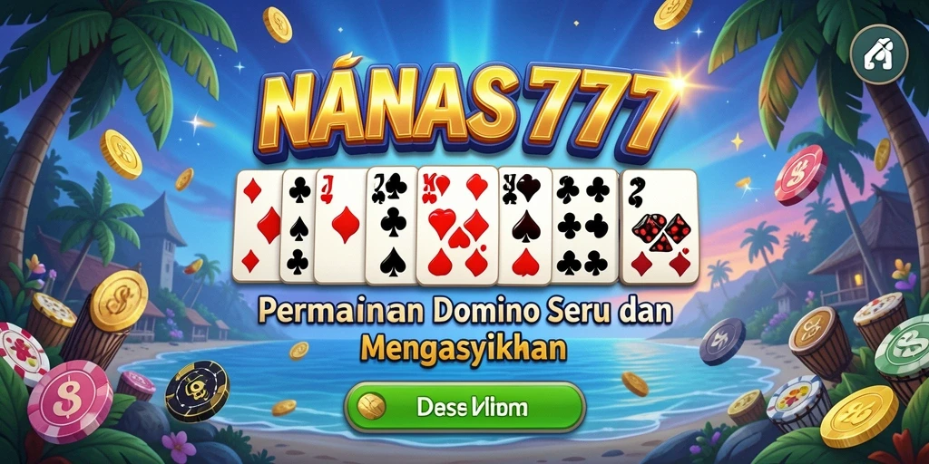 Gameplay seru NANAS777 yang menampilkan permainan Domino.