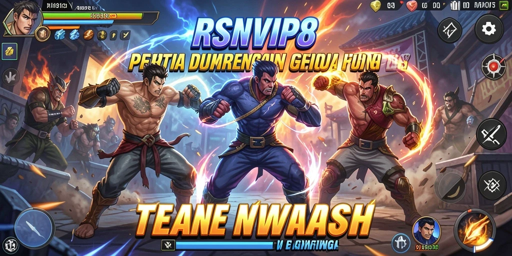 Tampilan gameplay seru dan mendebarkan dari RSNVIP8.
