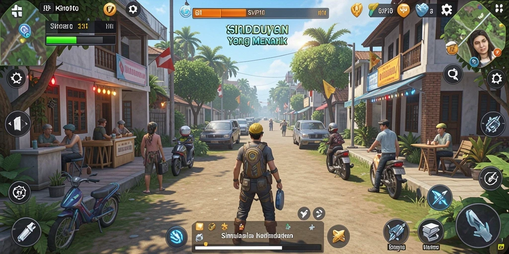 Tampilan gameplay menarik dari SVIP10 dengan karakter dan lingkungan yang hidup.